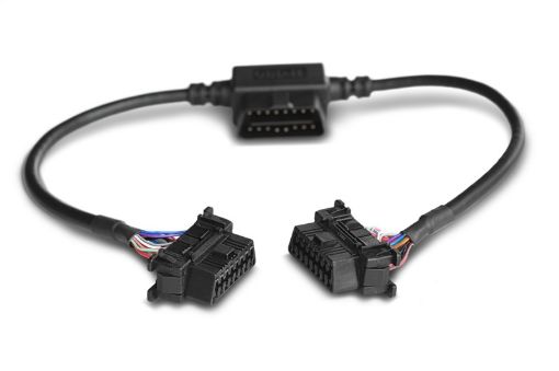 Picture of AMP Research PowerStep Plug N Play Pass Thru Harness - Black - Clip In OBD Plug (Ram Toyota Only)