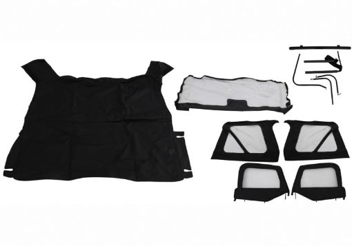 Picture of Rampage 1997 - 2006 Jeep Wrangler(TJ) Complete Top - Black Diamond