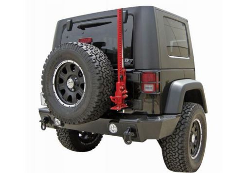 Picture of Rampage 2007 - 2018 Jeep Wrangler(JK) Recovery Bumper Rear - Black