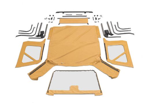 Picture of Rampage 1997 - 2006 Jeep Wrangler(TJ) Complete Top - Spice Denim