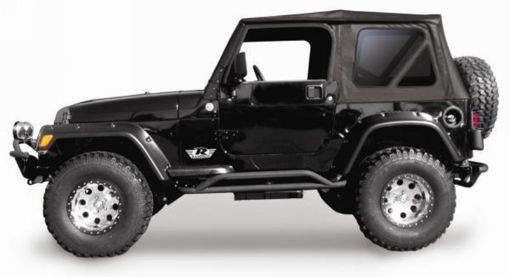 Picture of Rampage 1997 - 2006 Jeep Wrangler(TJ) Complete Top - Black Diamond