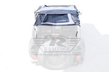 Picture of Rampage 1992 - 1995 Jeep Wrangler(YJ) Frameless Soft Top Kit - Black Diamond