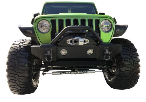 Picture of Rampage 2007 - 2018 Jeep Wrangler(JK) Recovery Bumper Stubby Front - Black