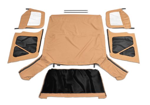 Picture of Rampage 1997 - 2006 Jeep Wrangler(TJ) OEM Replacement Top - Spice Denim