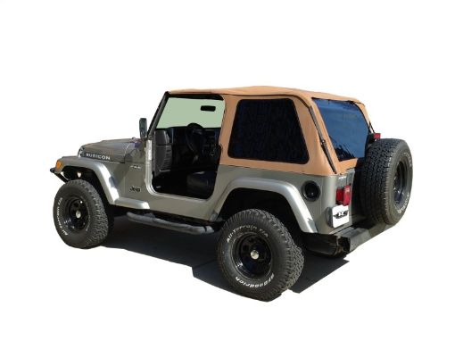 Picture of Rampage 1997 - 2006 Jeep Wrangler(TJ) Frameless Soft Top Kit - Spice