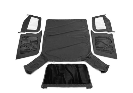 Picture of Rampage 1997 - 2006 Jeep Wrangler(TJ) OEM Replacement Top - Black Denim