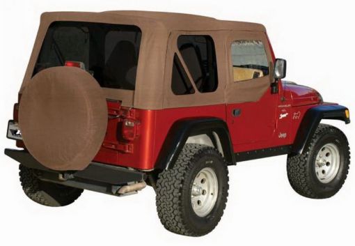 Picture of Rampage 1997 - 2006 Jeep Wrangler(TJ) OEM Replacement Top - Khaki