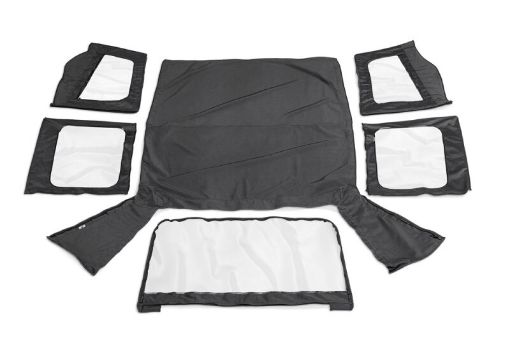 Picture of Rampage 1988 - 1995 Jeep Wrangler(YJ) OEM Replacement Top - Black Denim