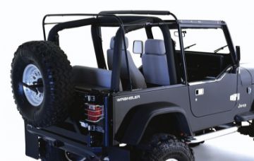 Picture of Rampage 1987 - 1995 Jeep Wrangler(YJ) Soft Top Hardware - Black