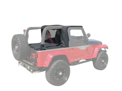 Picture of Rampage 1997 - 2002 Jeep Wrangler(TJ) Cab Soft Top And Tonneau Cover - Black Denim