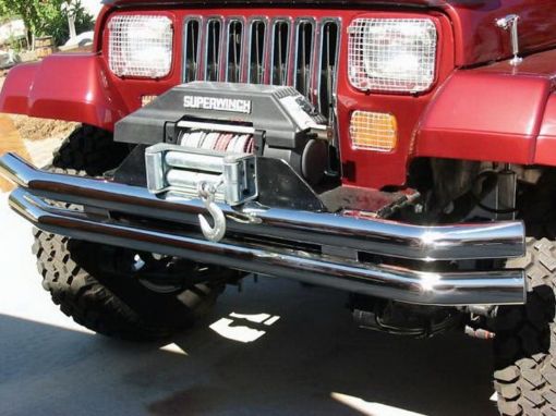 Picture of Rampage 1976 - 1983 Jeep CJ5 Double Tube Bumper - Stainless