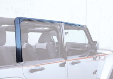 Picture of Rampage 2007 - 2018 Jeep Wrangler(JK) Unlimited Door Surround Kit - Black