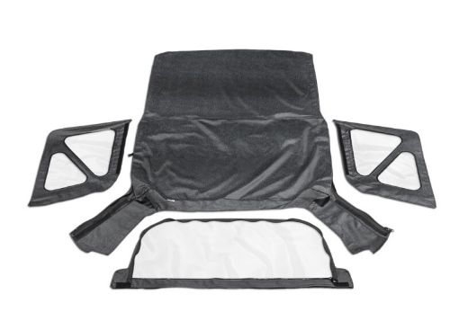 Picture of Rampage 1995 - 1998 Geo Tracker Soft Top OEM Replacement - Black Denim