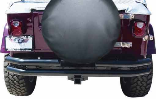 Picture of Rampage 1976 - 1983 Jeep CJ5 Double Tube Rear Bumper - Black