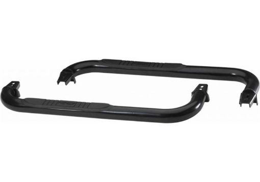 Picture of Rampage 1987 - 1995 Jeep Wrangler(YJ) 3 Inch Round Nerf Bar - Black