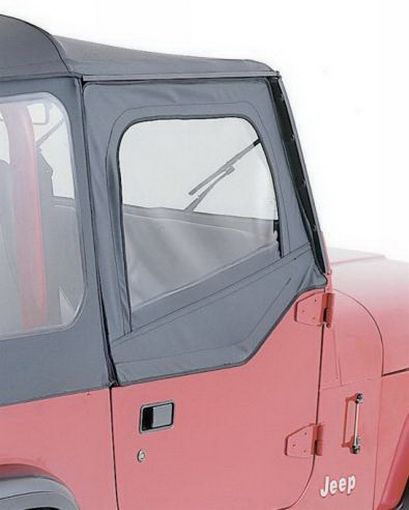 Picture of Rampage 1987 - 1995 Jeep Wrangler(YJ) Door Skins - Black Denim