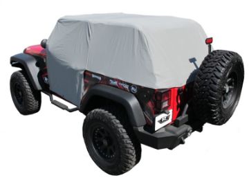 Picture of Rampage 2007 - 2018 Jeep Wrangler(JK) Cab Cover With Door Flaps - Grey