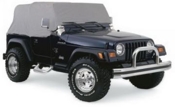 Picture of Rampage 1987 - 1991 Jeep Wrangler(YJ) Cab Cover With Door Flaps - Grey