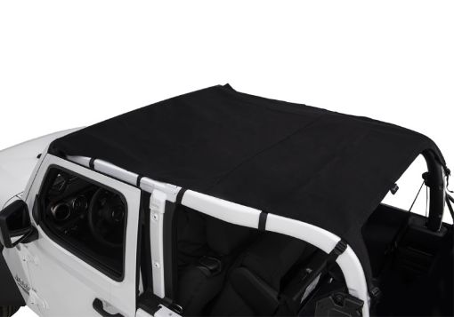 Picture of Rampage 2018 - 2019 Jeep Wrangler(JL) Sport 2 - Door California Ext.Brief - OE Style - Black