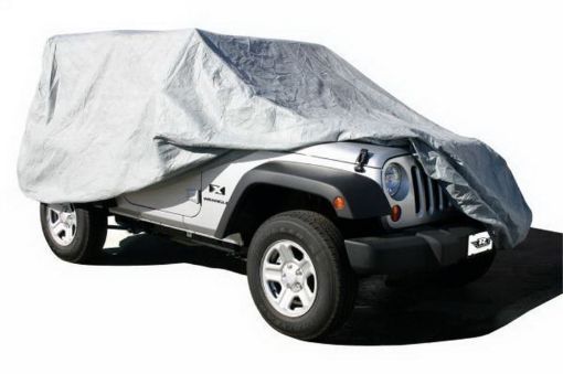 Picture of Rampage 2007 - 2018 Jeep Wrangler(JK) Unlimited Car Cover - Grey