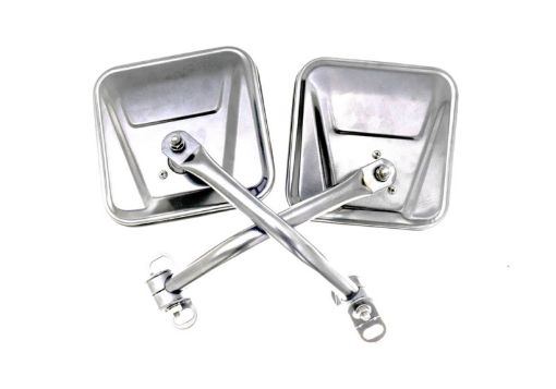 Picture of Rampage 1955 - 1983 Jeep CJ5 Side Mirrors - Stainless