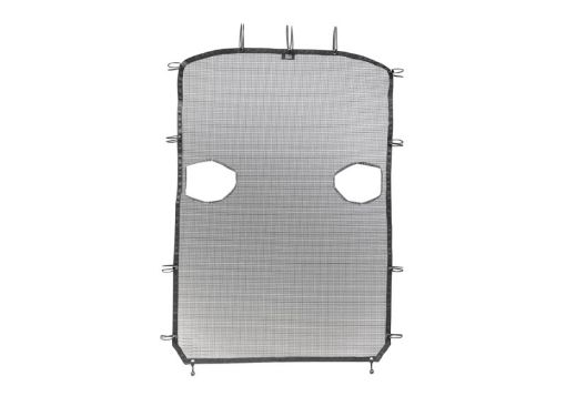 Picture of Rampage 2018 - 2019 Jeep Wrangler(JL) Unlimited Sport 4 - Door Mesh Shade Top - Extended - Black