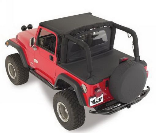 Picture of Rampage 1992 - 1995 Jeep Wrangler(YJ) Tonneau Cover - Black Denim