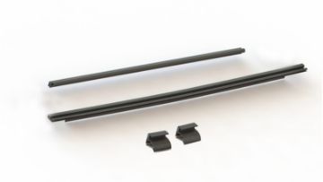 Picture of Rampage 2007 - 2018 Jeep Wrangler(JK) Tailgate Tonneau Bar Kit - Black
