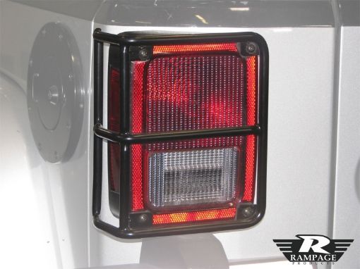 Picture of Rampage 2007 - 2018 Jeep Wrangler(JK) Taillight Guards - Black