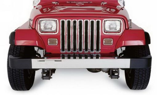 Picture of Rampage 1987 - 1995 Jeep Wrangler(YJ) Grille Inserts - Chrome