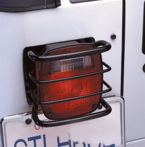 Picture of Rampage 1976 - 1983 Jeep CJ5 Taillight Euroguards - Black