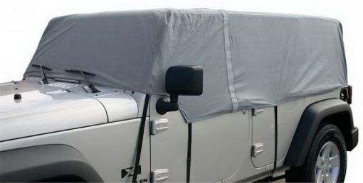Picture of Rampage 2007 - 2018 Jeep Wrangler(JK) Unlimited Car Cover 4 Layer - Grey
