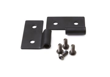 Picture of Rampage 1976 - 1983 Jeep CJ5 Lower Door Hinge Brackets - Black