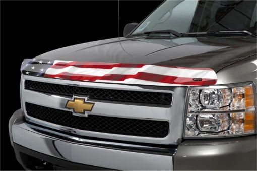 Picture of Stampede 2007 - 2013 Chevy Silverado 1500 Vigilante Premium Hood Protector - Flag