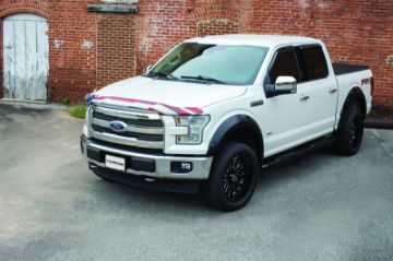 Picture of Stampede 15 - 20 Ford F - 150 (Excl. Raptor) Vigilante Premium Hood Protector - Flag