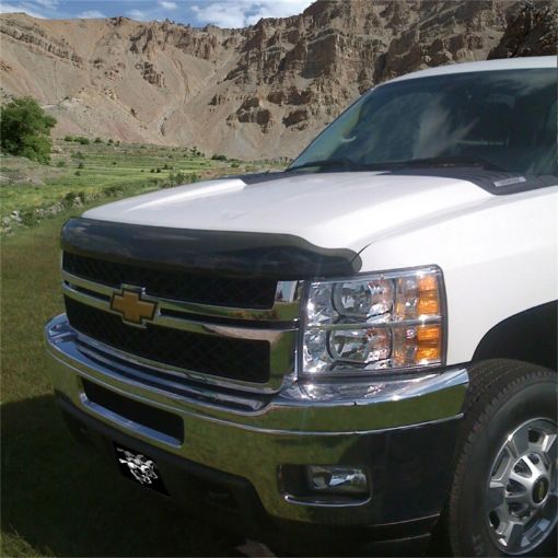 Picture of Stampede 2011 - 2014 Chevy Silverado 3500 Vigilante Premium Hood Protector - Smoke