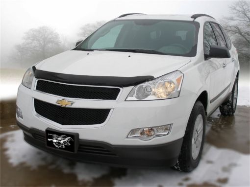 Picture of Stampede 2009 - 2012 Chevy Traverse Vigilante Premium Hood Protector - Smoke