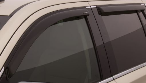 Picture of Stampede 2015 - 2019 Cadillac Escalade Esv Tape - Onz Sidewind Deflector 4pc - Smoke