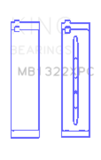 Picture of King Audi R8 4.25.2Lamborghini GallardoHuracan V10 Coated Performance AMS Alpha Main Bearing Set