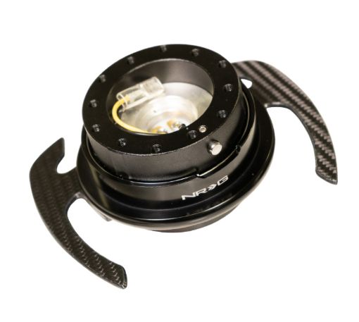 Picture of NRG Quick Release Kit Gen 4.0 - Black Body Black Ring w CF Handles