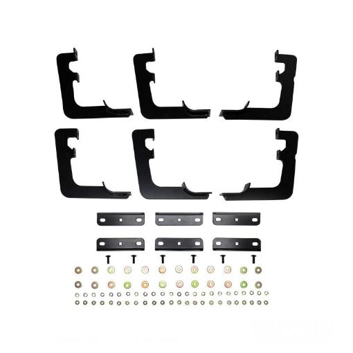 Picture of Westin 19 Ram 1500 QuadCrew Cab (Ex. Classic) Premier Oval Nerf Step Bar Mount Kit - Black