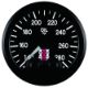 Picture of Autometer Stack Instruments 52mm 140 - 280 Deg F 18in NPTF Male Pro Control Oil Temp Gauge - Black