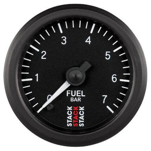 Picture of Autometer Stack 52mm 0 - 7 Bar M10 Male Pro Stepper Motor Fuel Pressure Gauge - Black