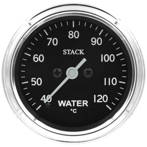 Picture of Autometer Stack 52mm 40 - 120 Deg C 18in NPTF Male Pro Stepper Motor Water Temp Gauge - Classic