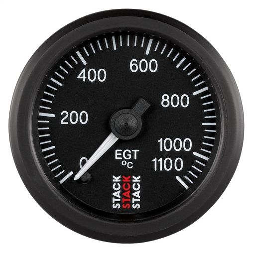 Picture of Autometer Stack 52mm 0 - 1100 Deg C Pro Stepper Motor Exhaust Gas Temp Gauge - Black