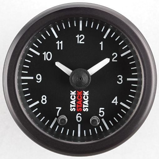 Picture of Autometer Stack Analog Clock Gauge - Black