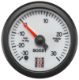 Picture of Autometer Stack 52mm - 30INHG to 30 PSI (Incl T - Fitting) Pro Stepper Motor Boost Press Gauge - White