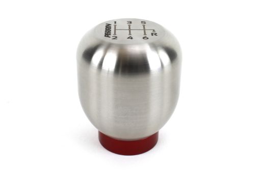 Picture of Perrin 17 - 18 Honda Civic Brushed Stainless Steel Large Shift Knob - 6 Speed