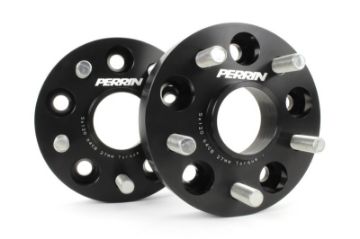 Picture of Perrin 17 - 18 Honda Civic Type R 64.1mm Hub 5x120 27mm Wheel Spacers (One Pair)