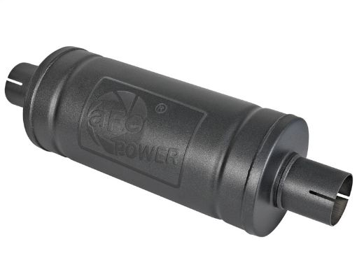Picture of aFe MACH Force - Xp 409 SS Muffler w Black finish 2 - 12in Inlet Oulet 14in x 16in Diameter